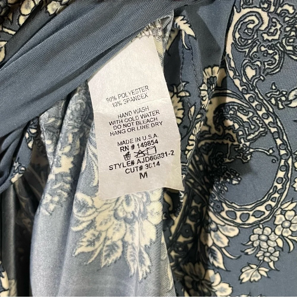 Sadie & Sage floral loose fit sleeveless casual dress women Size Medium - Picture 7 of 9